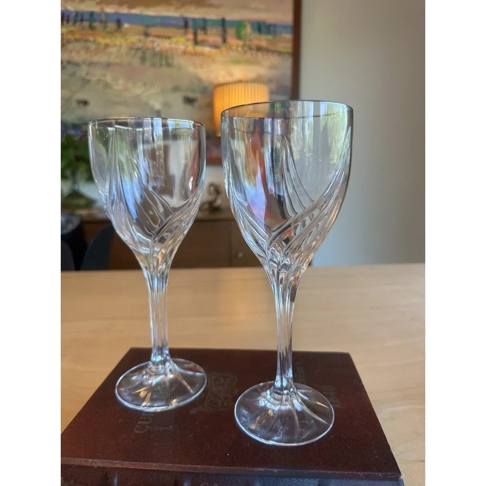 Lenox Crystal - Debut Platinum - Set of 2 Water Goblets